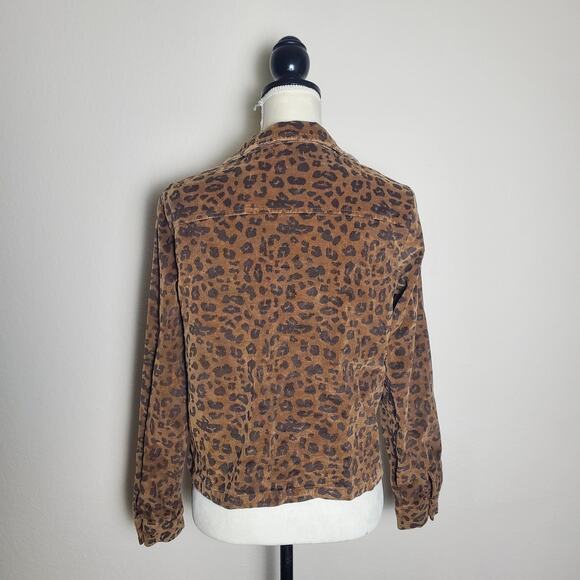 Nasty Gal Leopard Corduroy Jacket 0 - Picture 3 of 8